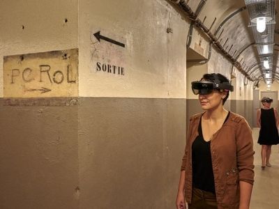 Visite en réalité mixte, photo Pierre Antoine