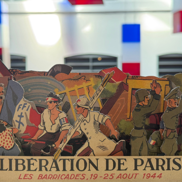 Diorama « La Libération de Paris » illustré par Roland Forgues