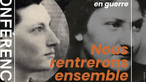Visuels de la conférence Nous rentrerons ensemble, Simone et Suzanne, une amitié à Ravensbrück