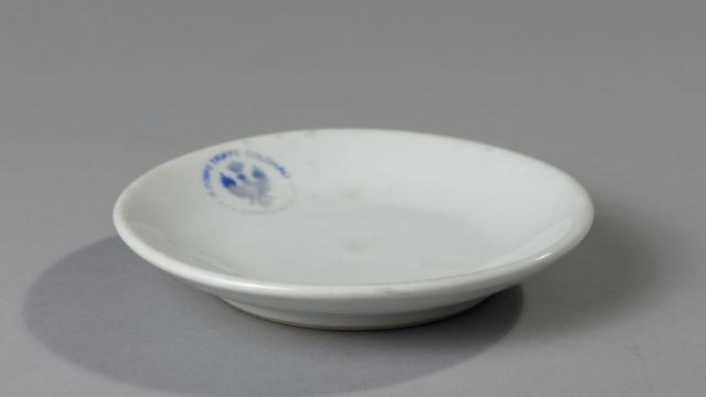 Soucoupe du corps royal des troupes coloniales italiennes de Cyrénaïque